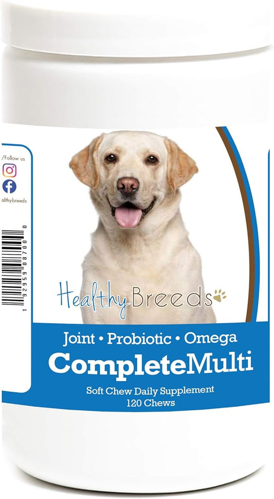 Healthy Breeds Labrador Retriever All in One Multivitamin Soft Chew 120 Count