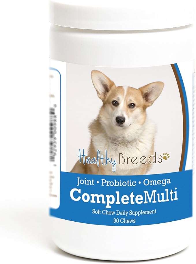 Healthy Breeds Cardigan Welsh Corgi All in One Multivitamin Soft Chew 90 Count