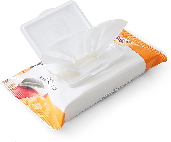 Arm & Hammer for Pets Heavy Duty Multipurpose Bath Wipes for Dogs, Travel Size, Mango Scent | All Purpose Dog Wipes Remove Odor & Refresh Skin for Pets | Travel Pet Wipes, 30 Count - 6 Pack