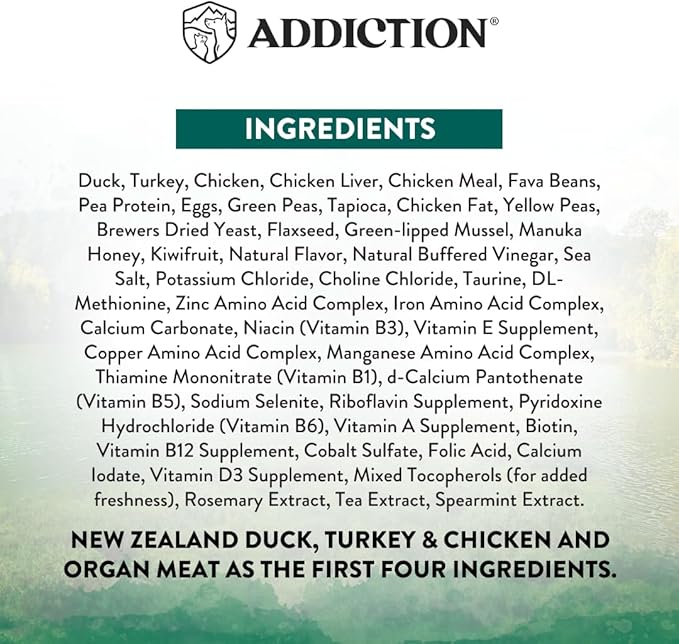 Addiction Wild Islands Island Bird Premium Duck Turkey & Chicken Dry Dog Food - 20 lb