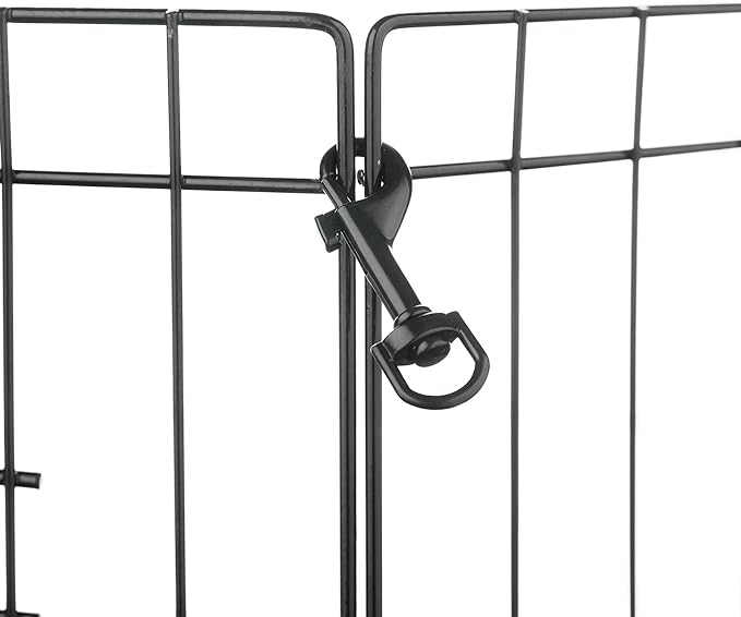 Pet Trex 24" Exercise Playpen for Dogs Eight 24" x 30" High Panels with Gate