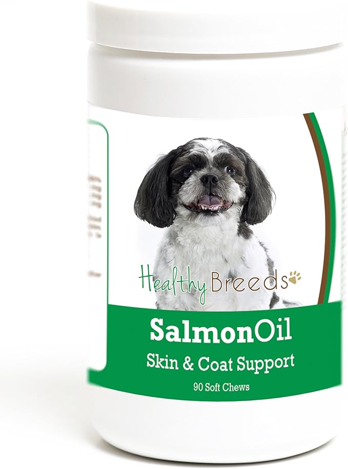 Healthy Breeds Shih-Poo Salmon Oil Soft Chews 90 Count