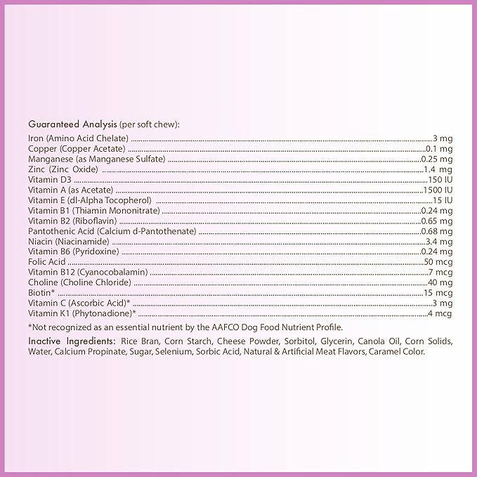 Healthy Breeds Pekingese Multi-Vitamin Soft Chews 60 Count