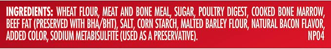 Milk-Bone MaroSnacks Dog Treats, Bacon, 40 Ounce (Pack of 2) with Real Bone Marrow and Calcium