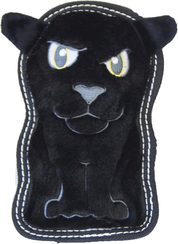 Outward Hound Tough Seamz Panther Plush Dog Toy, Small