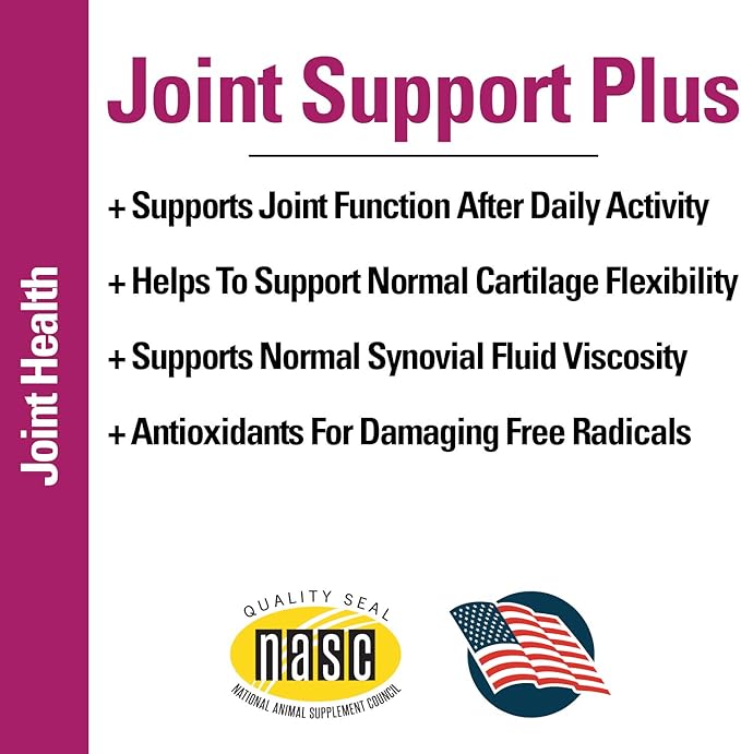 Vet Classics Joint Support Plus Dog Supplement - Hip Health Supplement for Dogs – Alleviates Aches and Discomfort - For Flexibility, Healthy Joint Function in Canines – Antioxidants – 120 Soft Chews
