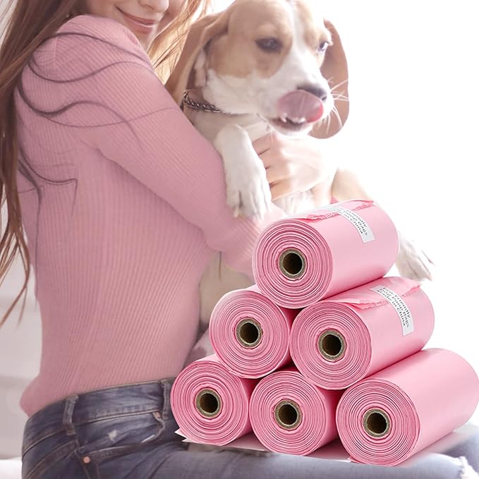 A&H ZIER Poop Bags Holder with Portable Colorful Lanyard, Soft-touch Dog Poop Bags Dispenser Dog Waste Bags, Compatible with any Dog Walking Accessories