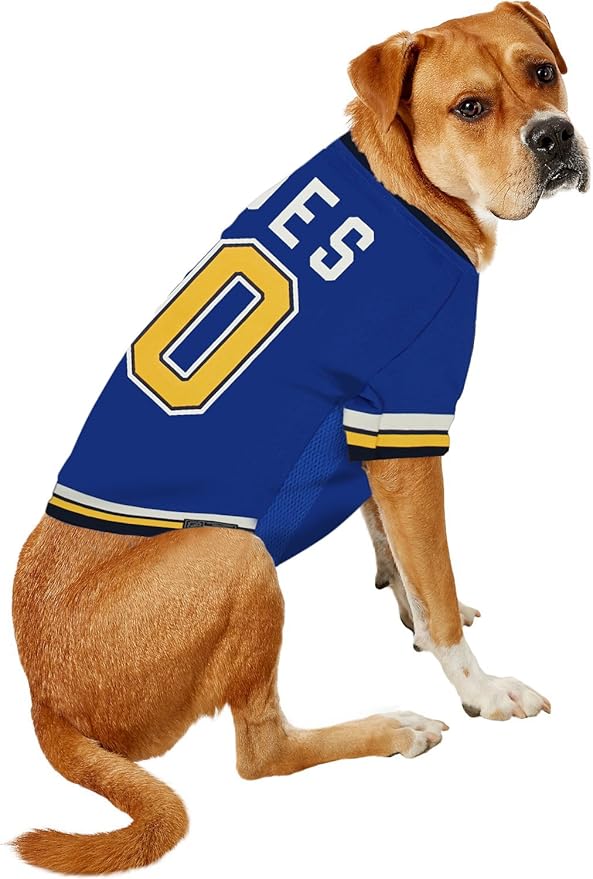Pets First NHL ST.Louis Blues Jersey for Dogs & Cats, X-Small. - Let Your Pet be a Real NHL Fan!