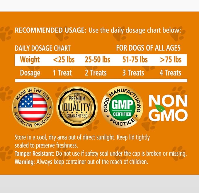 Jack & Milo Organic Cranberry Supplement for Dogs, Dog UTI Incontinence, Kidney and Bladder Control - Cranberry & Antioxidants - Bladder Control for Dogs, USA Made-Non GMO - 120 Tablets