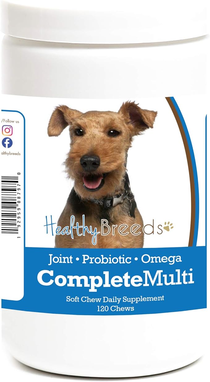 Healthy Breeds Welsh Terrier All in One Multivitamin Soft Chew 120 Count