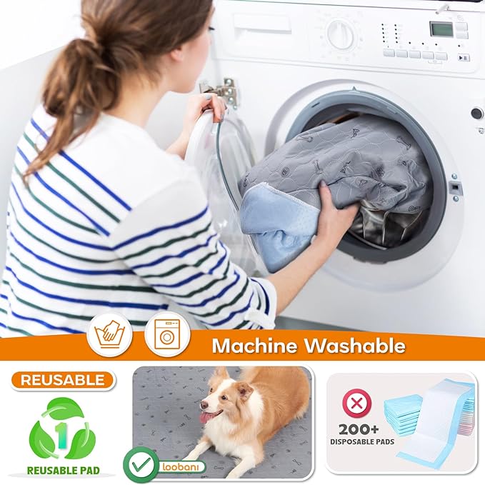 Washable Pee Pads for Dogs(Playpen not Included), 71" Diameter Reusable Puppy Pads with Super Absorbent, Specifically Designed for 24inch 8 Panels Dog Playpen-Octagon