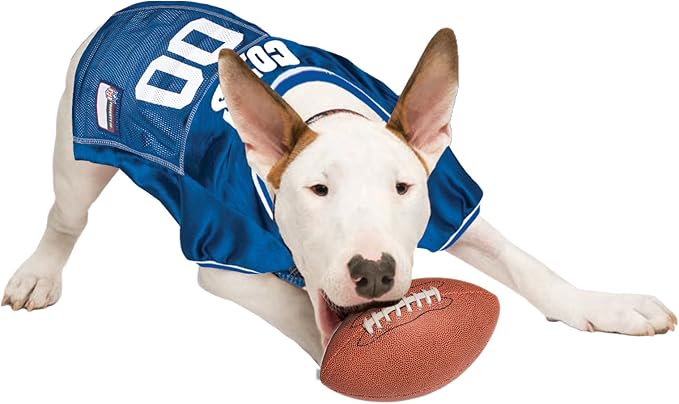 NFL Indianapolis Colts Dog Jersey, Size: X-Small. Best Football Jersey Costume for Dogs & Cats. Licensed Jersey Shirt