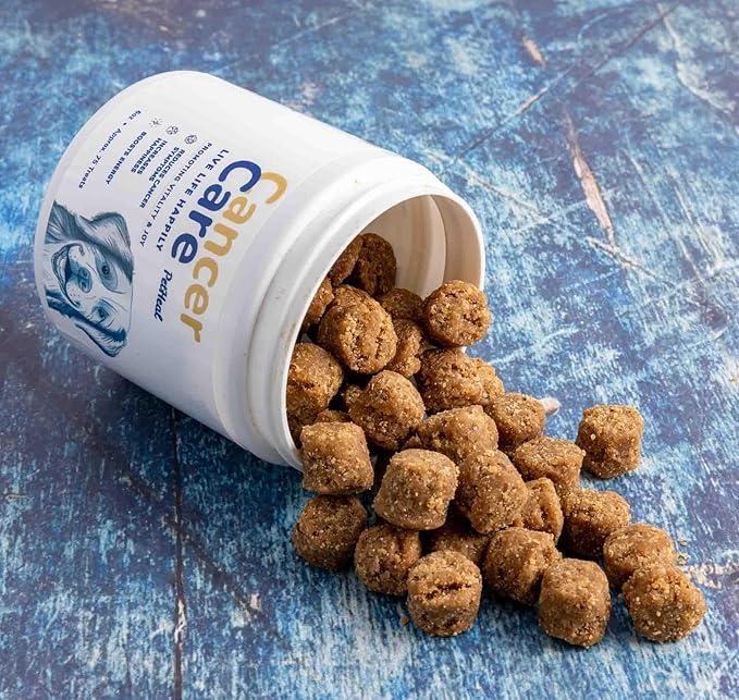 Cancer Care - Advanced Support for Dogs with Cancer - Mushroom-Based Formula - APRX. 55 Chews - Peanut Butter Flavor