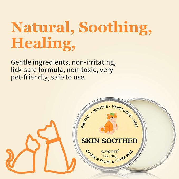 Rapid Healing & Hair Regrowth Dog Skin Soother - 1 oz. Tin - Quick Skin Repair and Hair Recovery