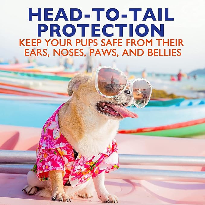 EBPP Dog Sunscreen Sun Skin Protector Spray 8 oz - Safe for All Breeds with No Zinc Oxide - Pet Protection and Moisturizer for Skin, Coat, Nose, Ears
