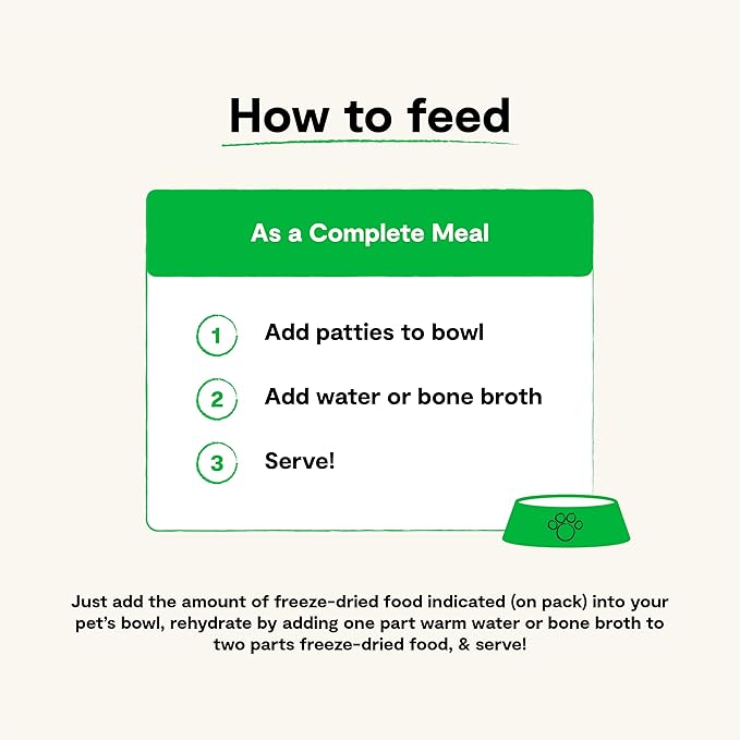 Open Farm Freeze Dried Raw Patties for Dogs, Humanely Raised Meat Recipe with Non-GMO Superfoods and No Artificial Flavors or Preservatives, Grass Fed Beef Recipe, 10.5oz