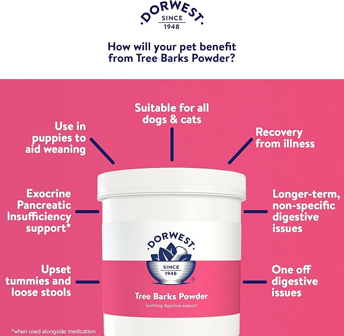 Tree Barks Powder for Dogs and Cats 200 g