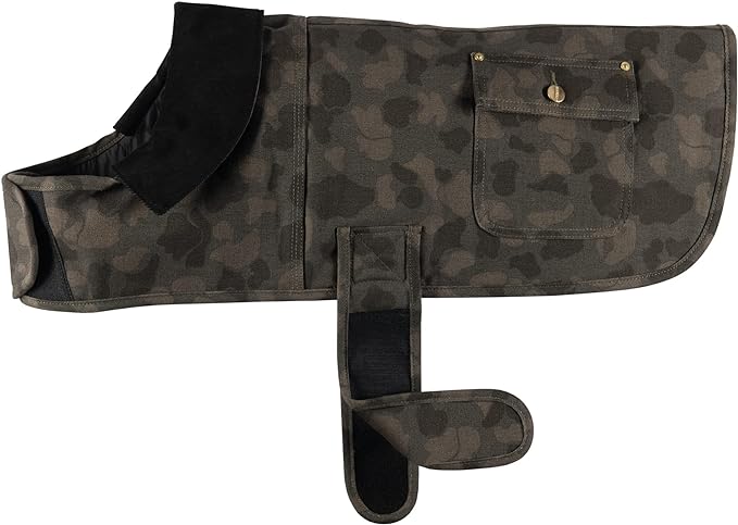 Carhartt Firm Duck Insulated Dog Chore Coat, Duck Camo Tarmac, X-Large