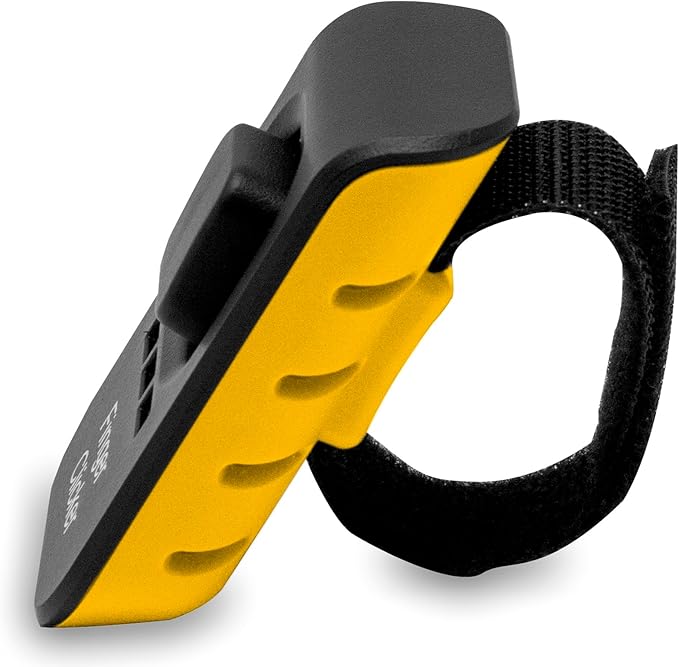 Educator Dog Training Finger Clicker with Audible Sound for Positive Reinforcement, Behavior and Obedience Pet Trainer, Yellow