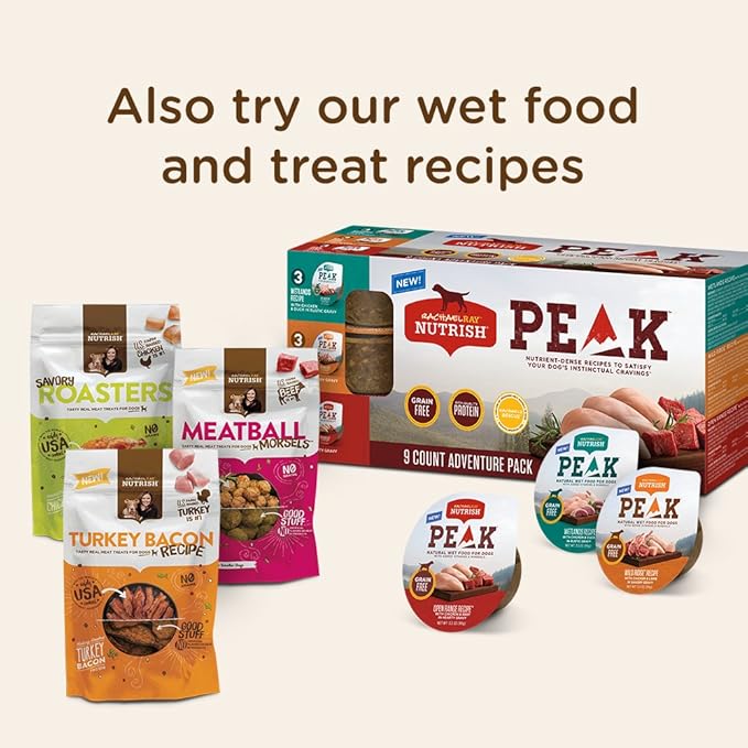 Rachael Ray Nutrish Zero Grain Natural Dry Dog Food, Turkey & Potato Recipe, 6 Pounds, Grain Free