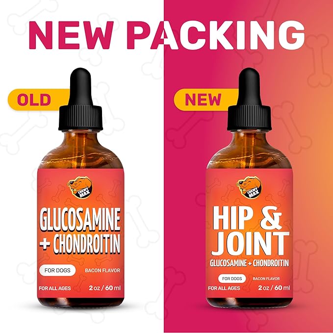 Liquid Dog Joint and Hip Supplement | Glucosamine for Dogs | Hip and Joint for Dogs | Dog Hip and Joint Supplement | Dog Joint Supplement | 2 Oz