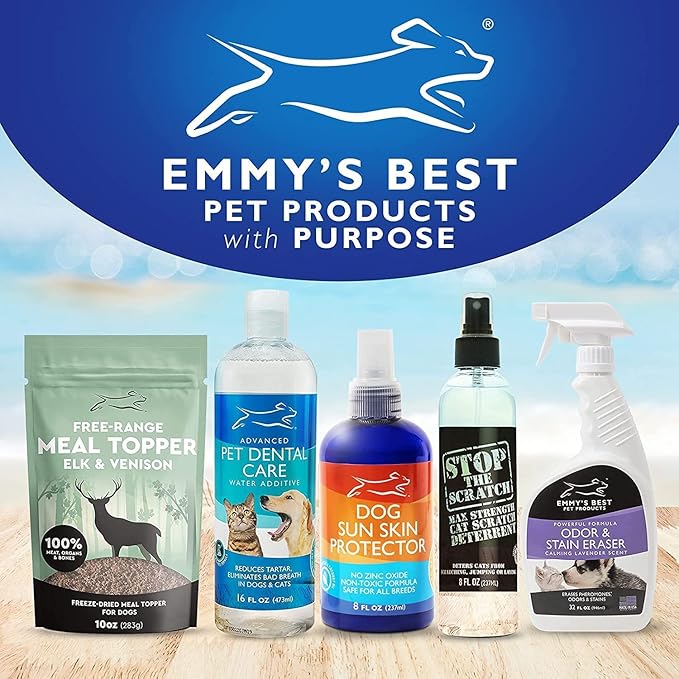 EBPP Dog Sunscreen Sun Skin Protector Spray 8 oz - Safe for All Breeds with No Zinc Oxide - Pet Protection and Moisturizer for Skin, Coat, Nose, Ears