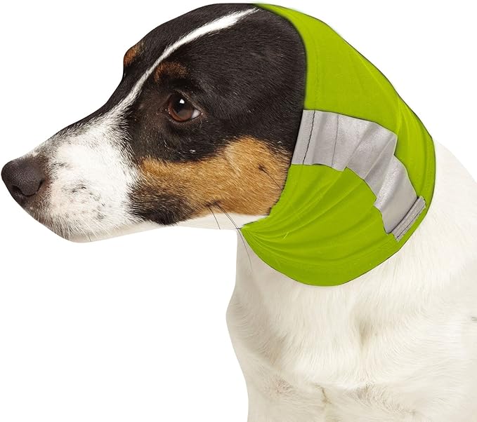 Reflective Pet Gaiter with Insect Protection for Protecting Dogs from Fleas, Ticks, & Mosquitoes, Green, Small