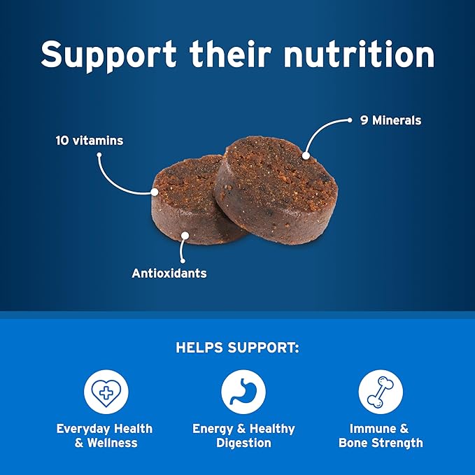 Pet Protect from The Makers of Advantage Vet-Formulated Daily Multivitamin for Dogs | 120 Chews with Vitamins