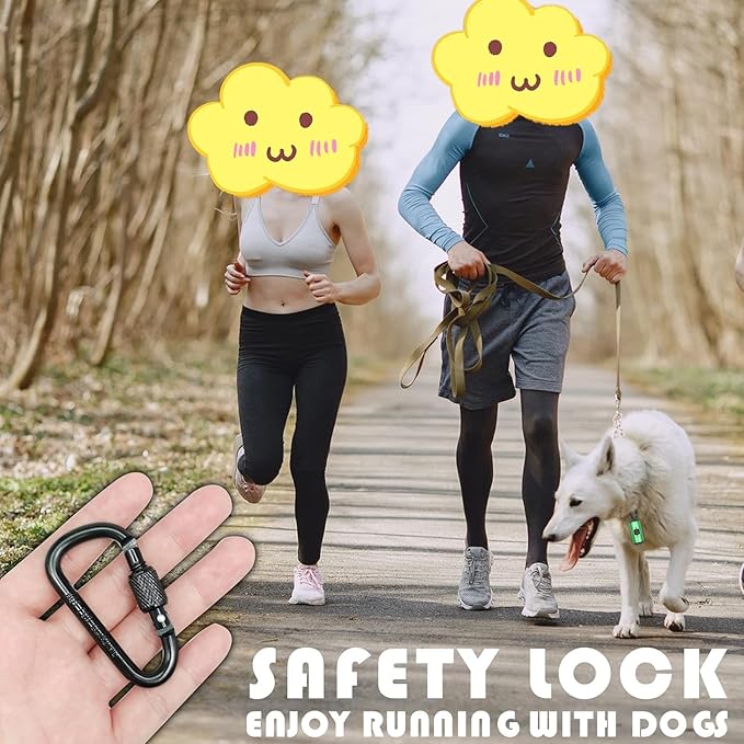 2 Pack Metal Dog Poop Bags Holder Aluminum Poo Bags Dispenser with 30 Black Unscented Pet Waste Bags and 3 Leash Accessories for Dog Walking(2 Holders 30 Bags,Green)
