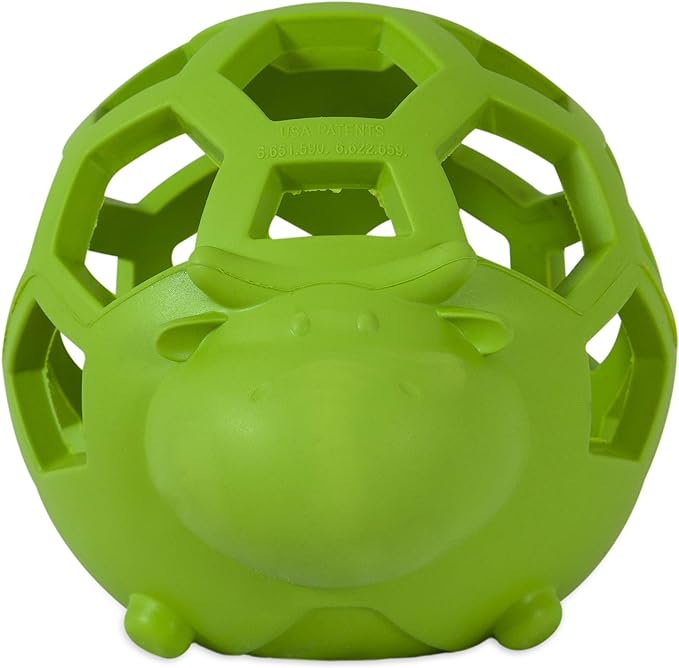 JW Pet Hol-ee Cow Dog Chew Puzzle Toy, Small