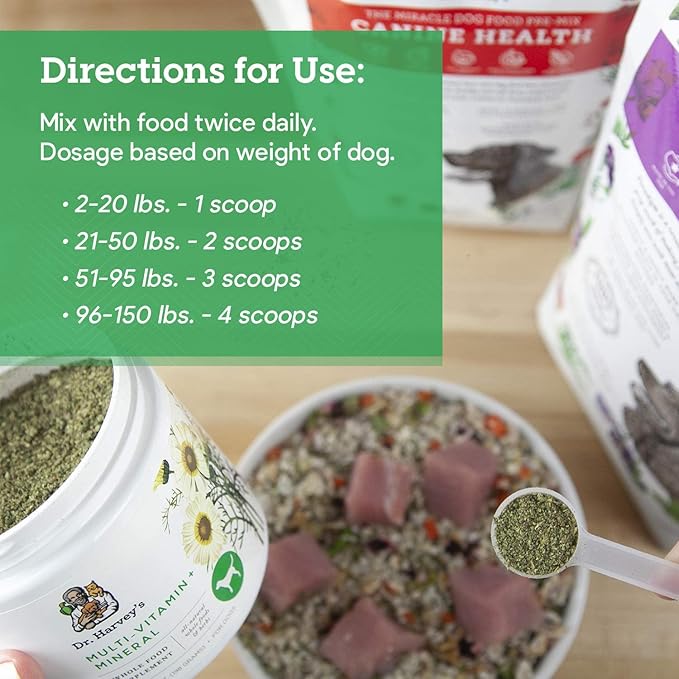 Dr. Harvey's Herbal Multi-Vitamin and Mineral Supplement for Dogs (7 Ounces)