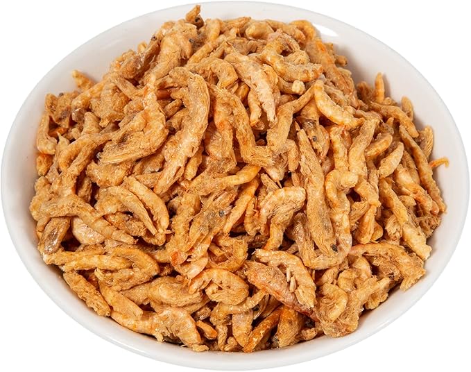 Amzey Freeze Jumbo Krill 2 oz(57 Grams) Jar, Dired Jumbo Shrimp Provide Essential Omega-3, Vitamin Enhancement. Super Food for Pets, Cat Food, Dog Food, Fresh and Salt Water Fish