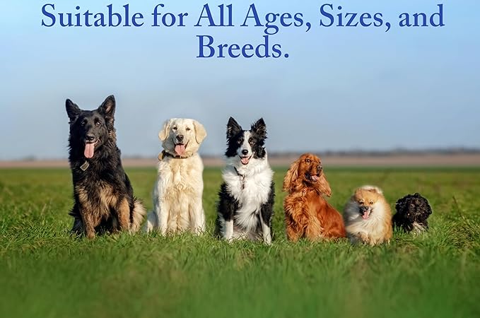 Skin & Coat Supplement for Dogs 90 Shew Treats, Bacon Flavor, Flax Seed Oil Omega 3,6 and 9, Wild Alaska Salmon Oil,Biotin, Skin Allergy, Itch Relief, Hot Spots Treatment.
