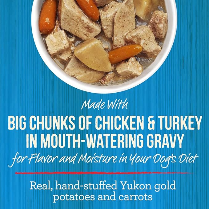 Merrick Chunky Grain Free Premium And Wholesome Canned Dog Food, Real Meat Carvers Delight Dinner In Gravy - (Pack of 12) 12.7 oz. Cans