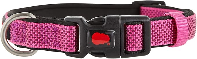 KONG Comfort Neoprene Padded Dog Collar offered by Barker Brands Inc. (XL, Pink)