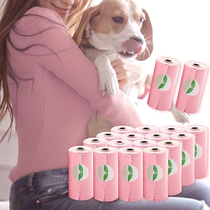 A&H ZIER Poop Bags Holder with Portable Colorful Lanyard, Soft-touch Dog Poop Bags Dispenser Dog Waste Bags, Compatible with any Dog Walking Accessories