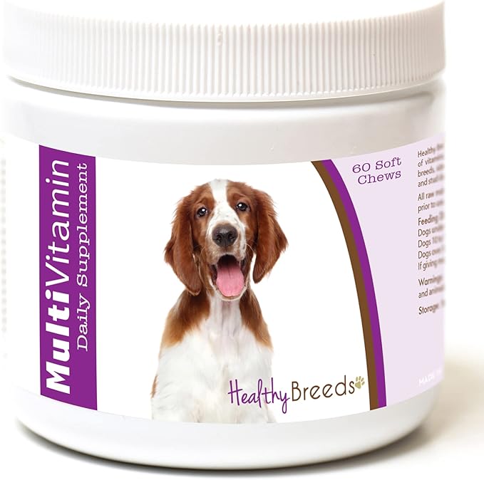 Healthy Breeds Welsh Springer Spaniel Multi-Vitamin Soft Chews 60 Count