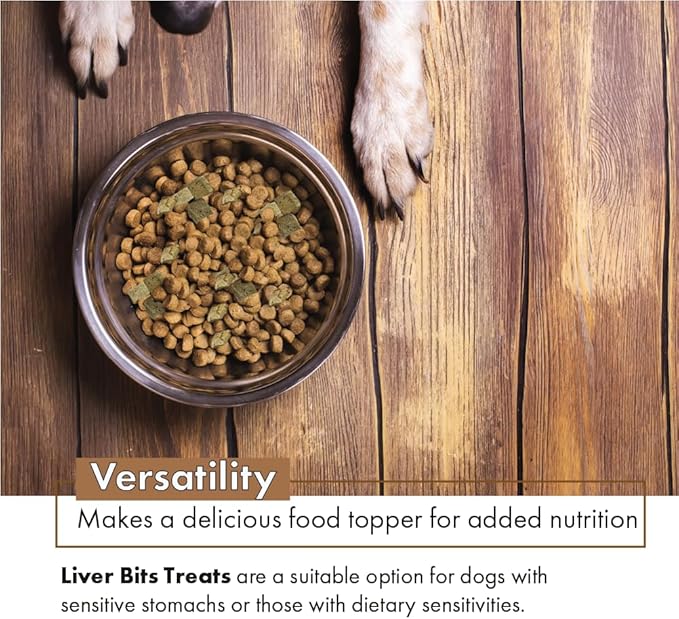 Freeze Dried Premium Training Treats for Dogs - Low Calorie - All Natural - Pure Beef Liver - No Additives or Preservatives - Made in The USA - 16-oz