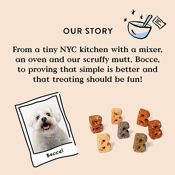 Bocce’s Bakery Dailies Brushy Sticks to Support Oral Health & Fresh Breath, Wheat-Free Dental Bars for Dogs, Made with Real Ingredients, Baked in the USA, All-Natural Coconut & Mint Recipe, Small Dogs