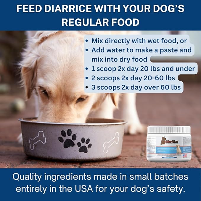 Probiotic for Dog Diarrhea, Anti Diarrhea for Dogs, Diarrhea Medicine for Dogs' Bloating, Gas, and Stomach Discomfort. Puppy Probiotics for Diarrhea. Dogs Upset Stomach Relief Medication.