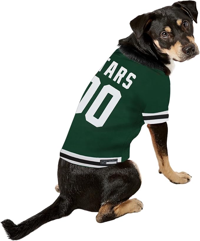 Pets First NHL Dallas Stars Jersey for Dogs & Cats, Small. - Let Your Pet Be A Real NHL Fan!