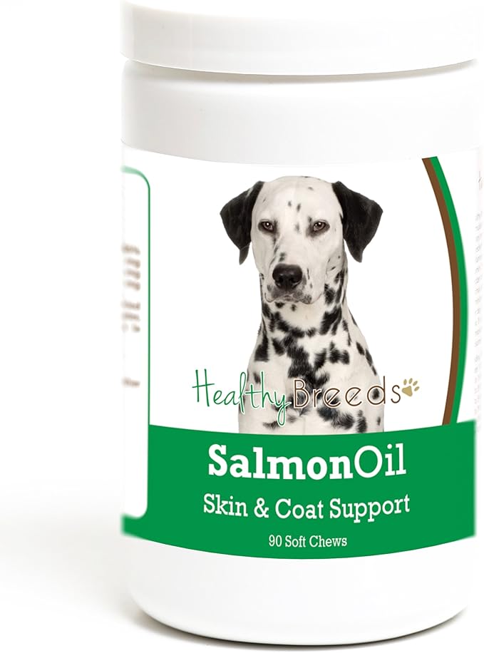 Healthy Breeds Dalmatian Salmon Oil Soft Chews 90 Count