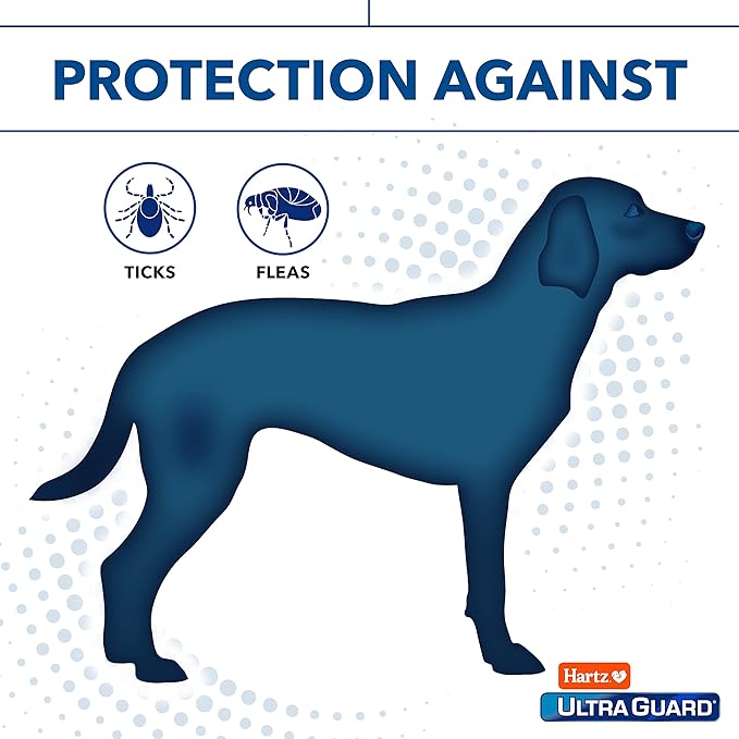 Hartz UltraGuard Flea & Tick Collar for Dogs and Puppies - 26" Neck, 7 Month Protection