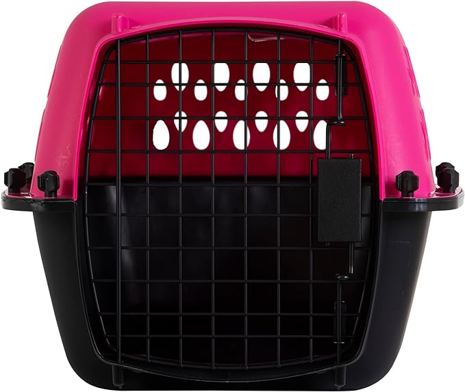 Petmate Pet Porter Fashion Dog Kennel 23", Hot Pink, for Pets up to 15lbs, Made in USA