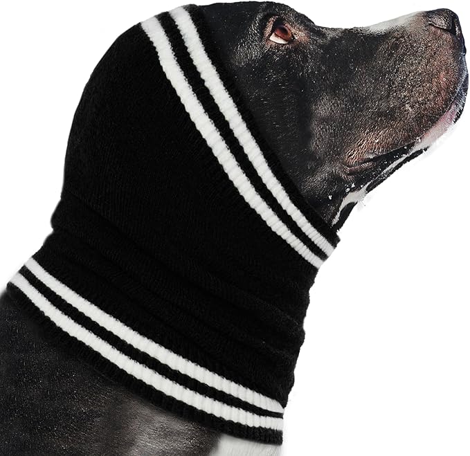 Nanaki Dog Ear Covers for Noise Bath No Shake Ear Wraps for Dogs Hematoma Dog Fireworks Anxiety Relief Calming Hoodie Dog Grooming Ear Cover Quiet Dog Head Wrap Force Drying Thunderstorm Ears for Dogs