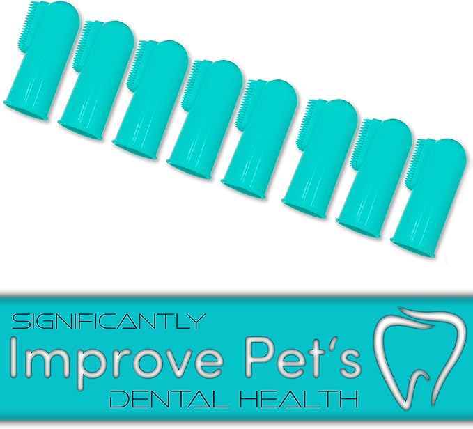H&H Pets Dog Toothbrushes and Toothpaste Best Professional Cat & Dog Finger Toothbrush, Dog Toothpaste Series with Many Size Options