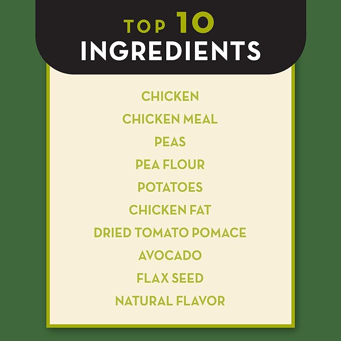 AvoDerm Natural Grain Free Chicken and Vegetables Recipe All Life Stages Dry Dog Food 4 lb
