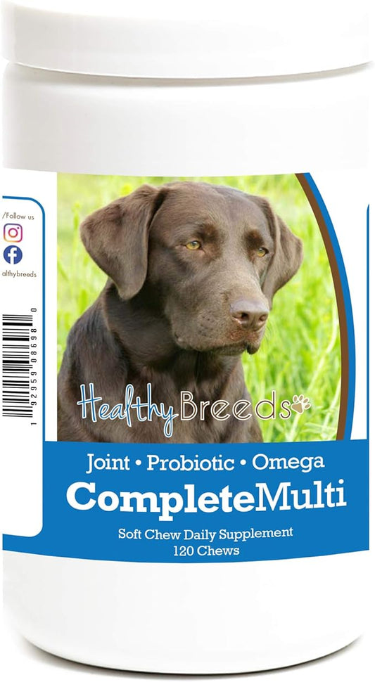 Healthy Breeds Labrador Retriever All in One Multivitamin Soft Chew 120 Count