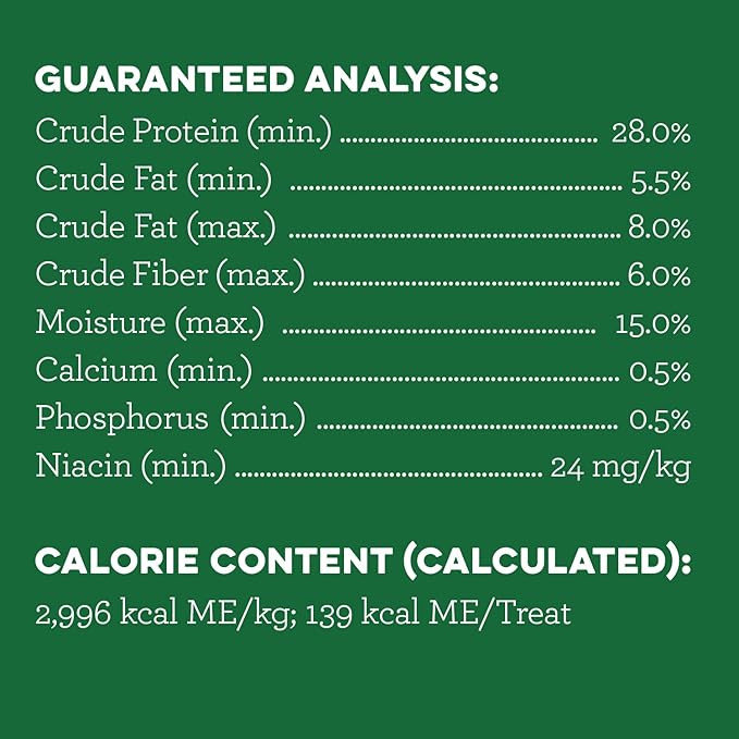 Greenies Large Dental Dog Treats, Gingerbread Flavor, 6 oz. Pack (4 Count)