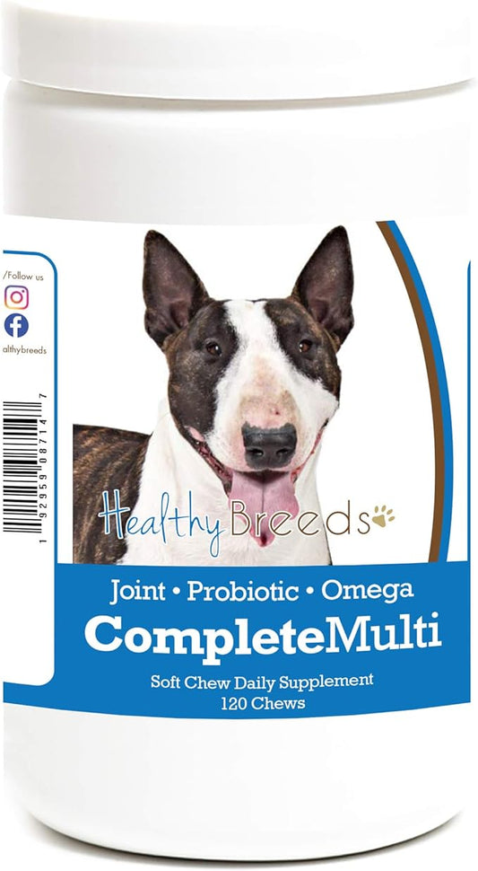 Healthy Breeds Miniature Bull Terrier All in One Multivitamin Soft Chew 120 Count